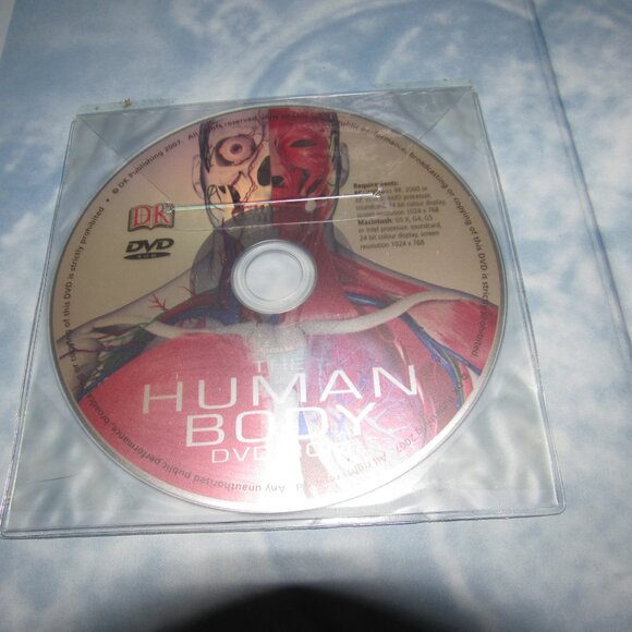 DK The Human Body Book with DVD – Illustrated Anatomy & Physiology Guide Hardcov - Picture 8 of 8